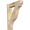 Ekena Millwork Funston Rough Sawn Arts and Crafts Outlooker, Douglas Fir, 6"W x 26"D x 30"H OUT06X26X30FST03RDF - alternate 1